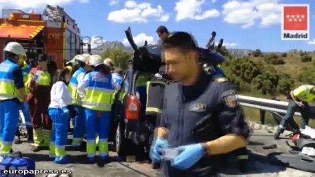 2 personas fallecen en accidente en La Cabrera (Madrid)