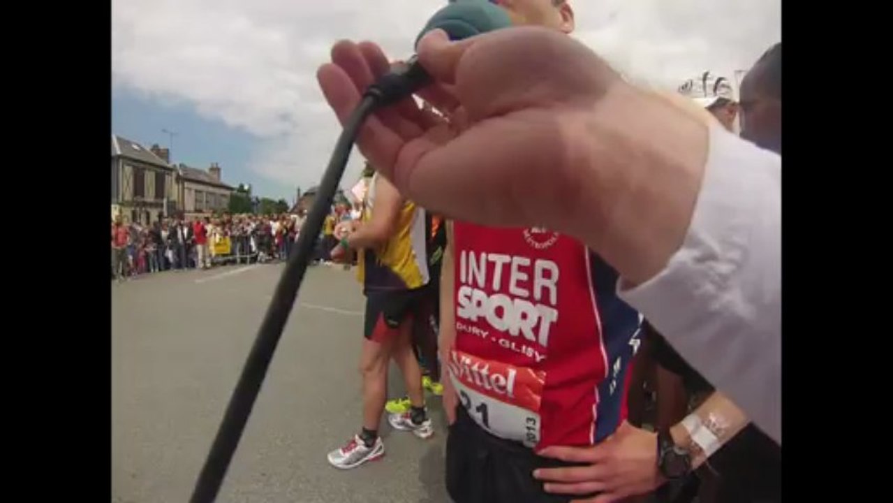 Départ de la transbaie vu par un particpant pour France Bleu ¨Picardie