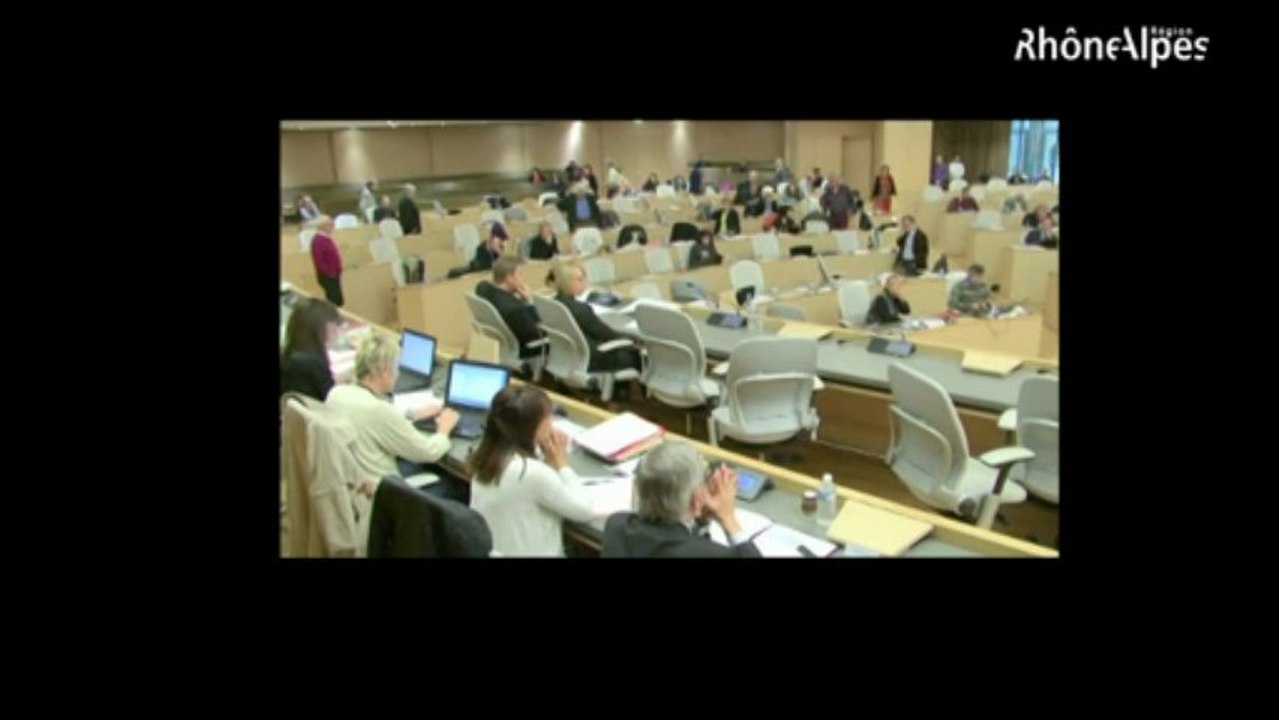 Alexandre Gabriac réplique à la Gauche au Conseil Régional Rhône-Alpes