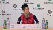 Roland Garros - Djokovic, encantado con la sufrida victoria