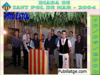 Diada de De Sant Pol De Mar 2004