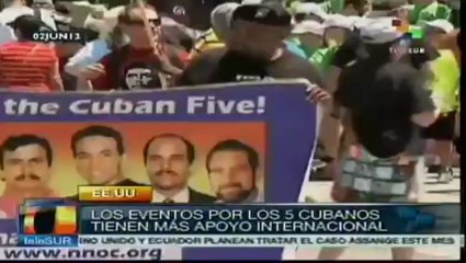 Continúan las jornadas por la libertada de los 5 cubanos presos