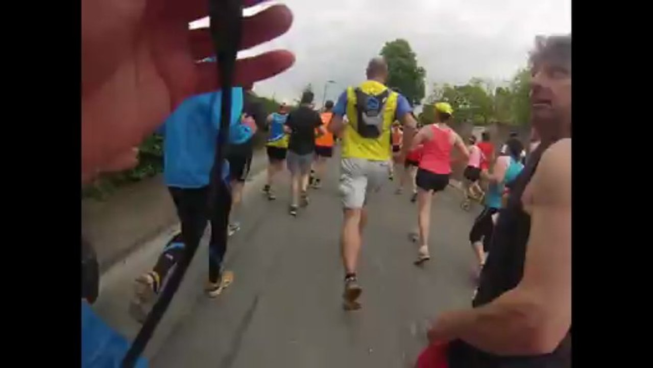 La transbaie : ambiance au départ dans les rues de Saint Valery sur Somme