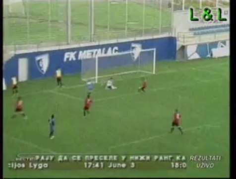 FC METALAC GORNJI MILANOVAC - FC BANAT ZRENJANIN 3-1