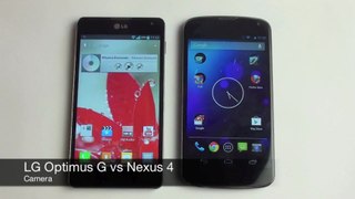 LG Optimus G vs Nexus 4 - Camera