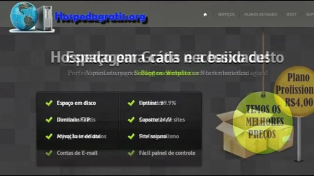 Hospedagem de sites grátis - YouTube