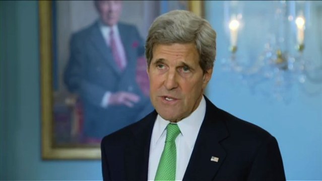 Kerry voices concern over use of force by Turkish police
