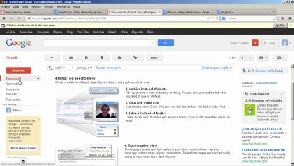 Aula 02 - Lendo, apagando e criando um novo e-mail.