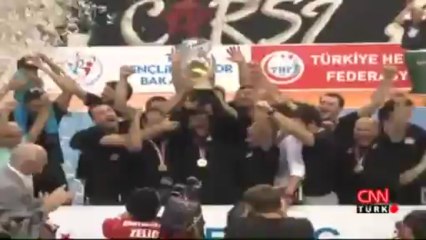 Célébration Titre du Beşiktaş / Turquie 2013 Handball