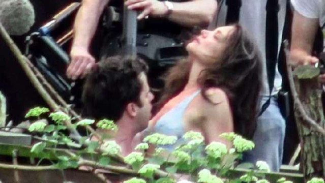 Katie Holmes Strips Down with Luke Kirby