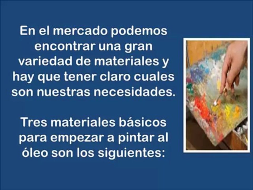 Curso de Pintura En Oleo - pintar en oleo tips