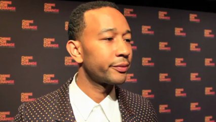 John Legend discusses Kim Kardashian's pregnancy at Chimes for Change