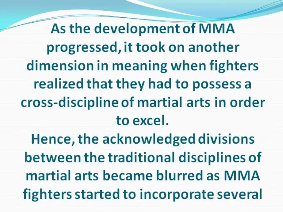 Rise of MMA