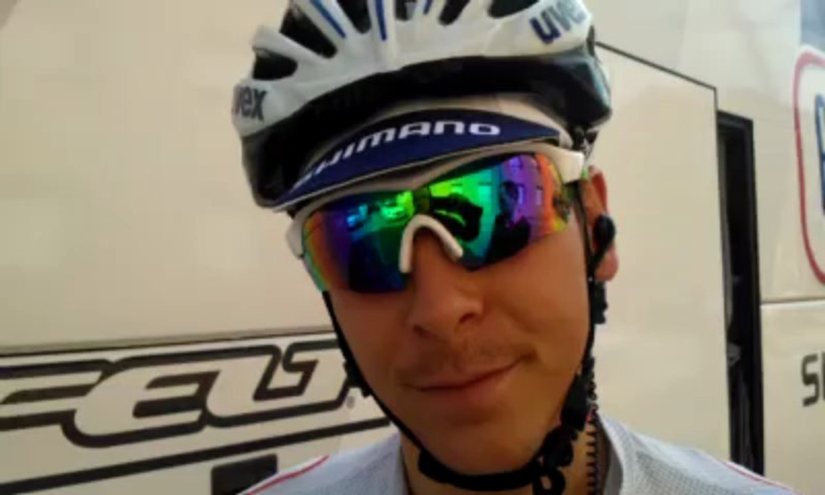 65e Critérium du Dauphiné : Warren Barguil (team Argos-Shimano) au départ de la 3e étape.