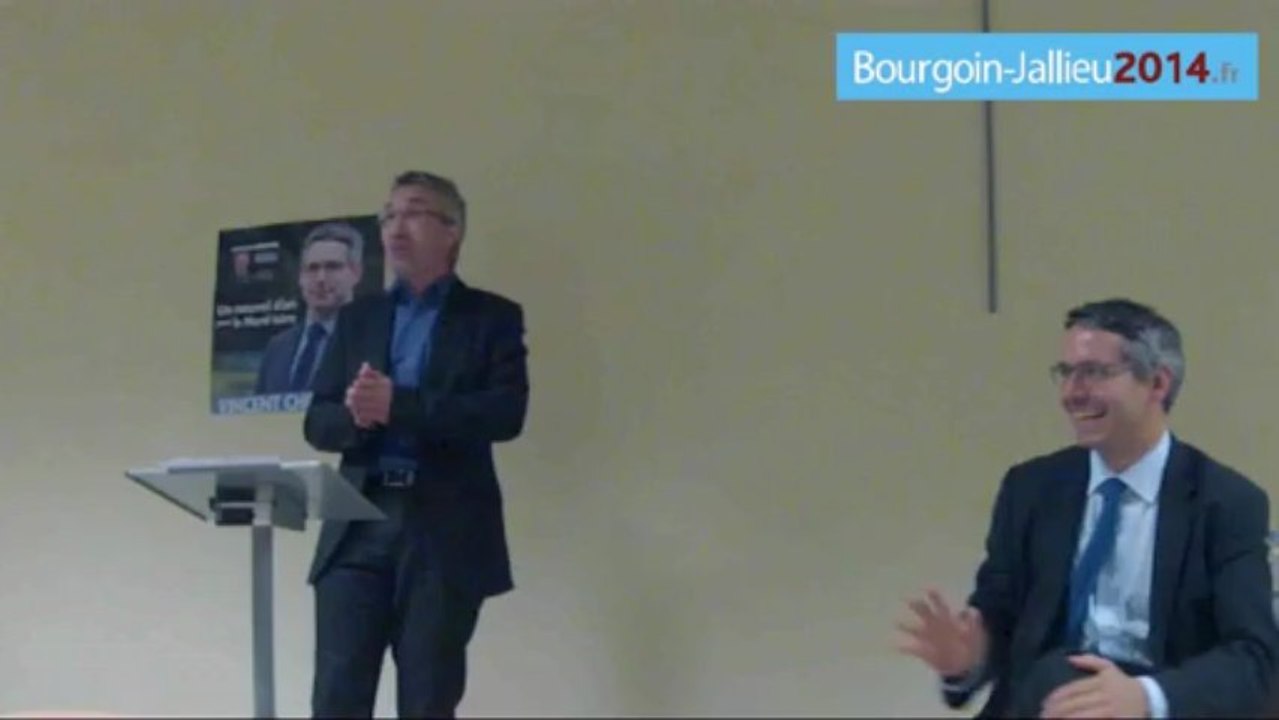 Bourgoin Jallieu 2014 : Intervention d'Olivier DIAS sur les thèmes du budget et des finances de la ville