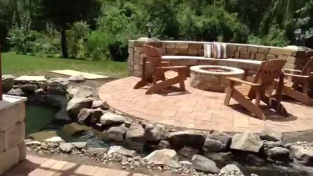New Backyard Patio with Pergola and Cozy Firepit by A Better Paver of Altamonte Springs FL