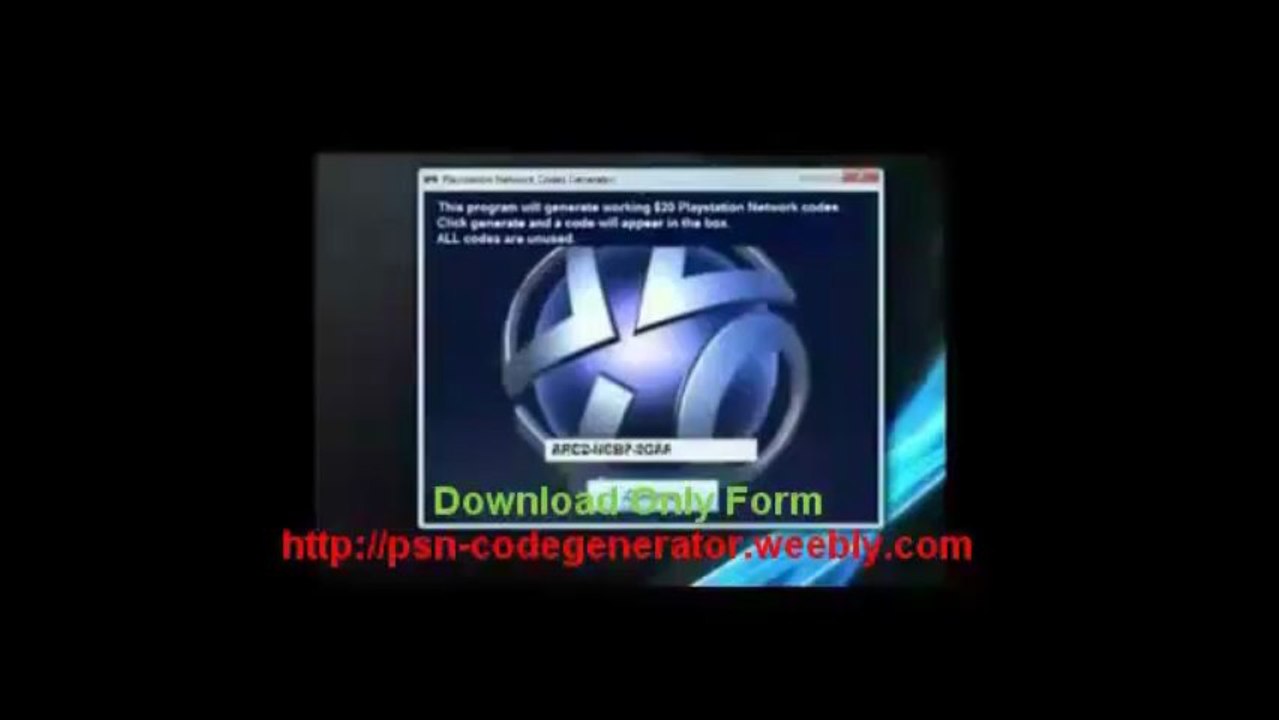 PSN Code Generator! 4_2013 No Surveys! V4.2 100- Legal