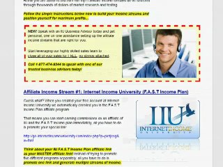 Internet Income University - Make Money With CPA