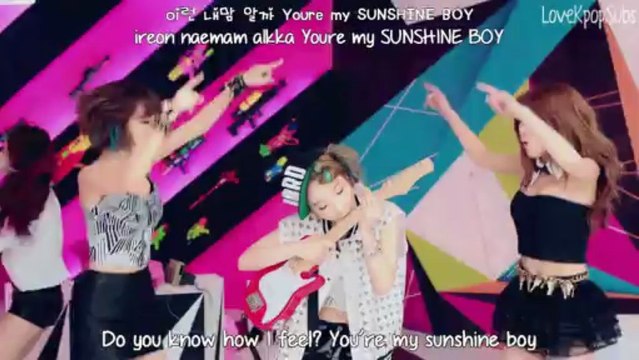 Rainbow - Sunshine MV [English subs + Romanization + Hangul] HD