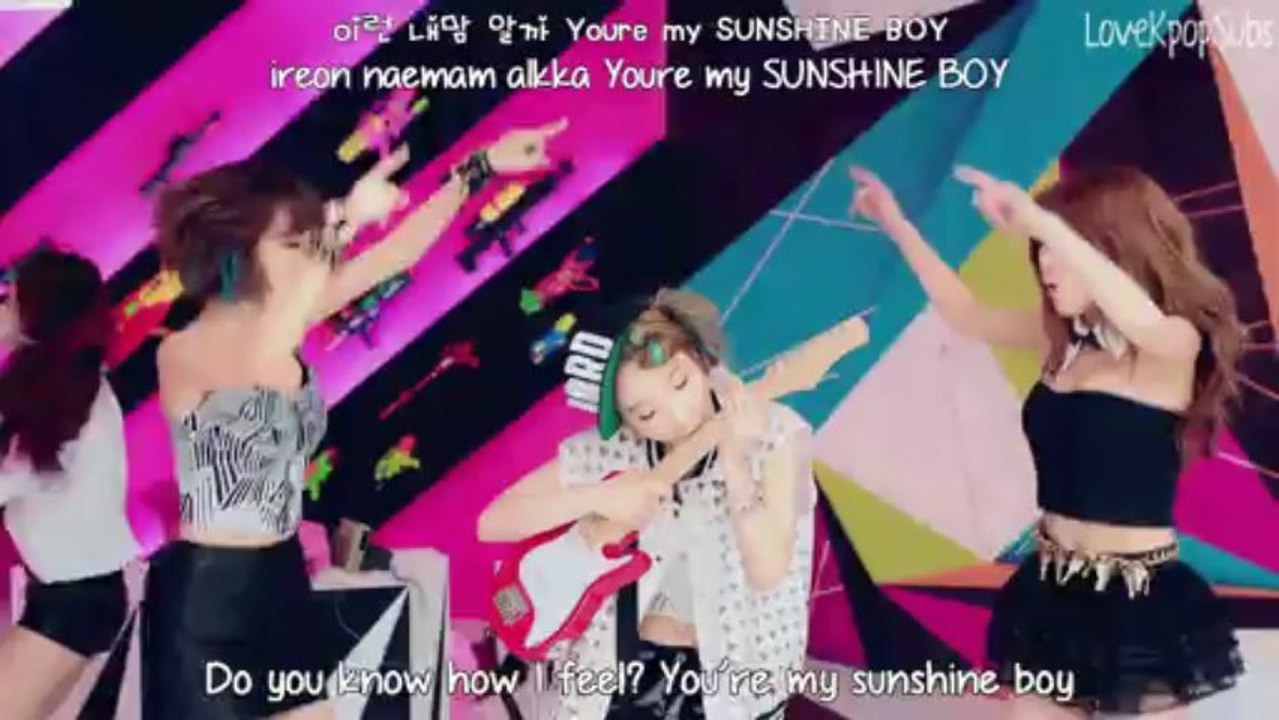 Rainbow - Sunshine MV [English subs + Romanization + Hangul] HD