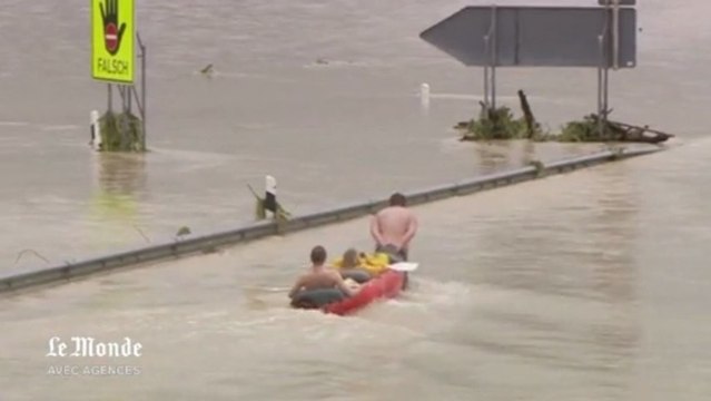 Importantes inondations en Europe centrale