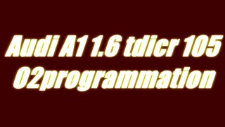 Test Vidéo Reprogrammation Moteur Audi A1 1.6 tdicr 105 @143ch  ::: o2programmation :::