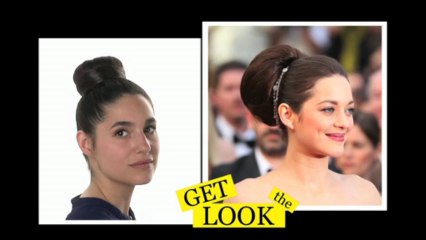Get The Look : le chignon bun et la coque rétro de Marion Cotillard