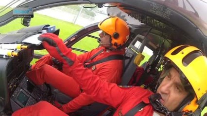 En intervention dans un hélicoptère Dragon 67