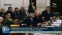 Ollanta Humala se reúne con líderes políticos por tema Chile