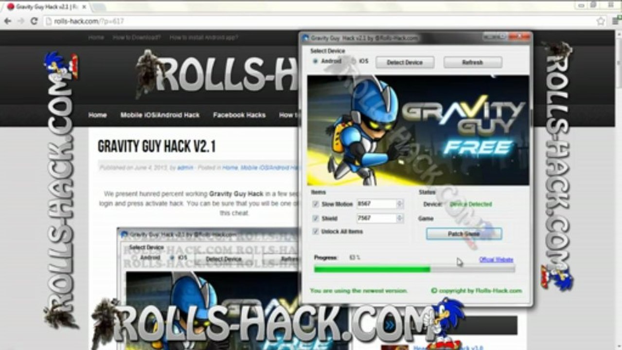 Gravity Guy Hack v2.1 (Android,iOS)