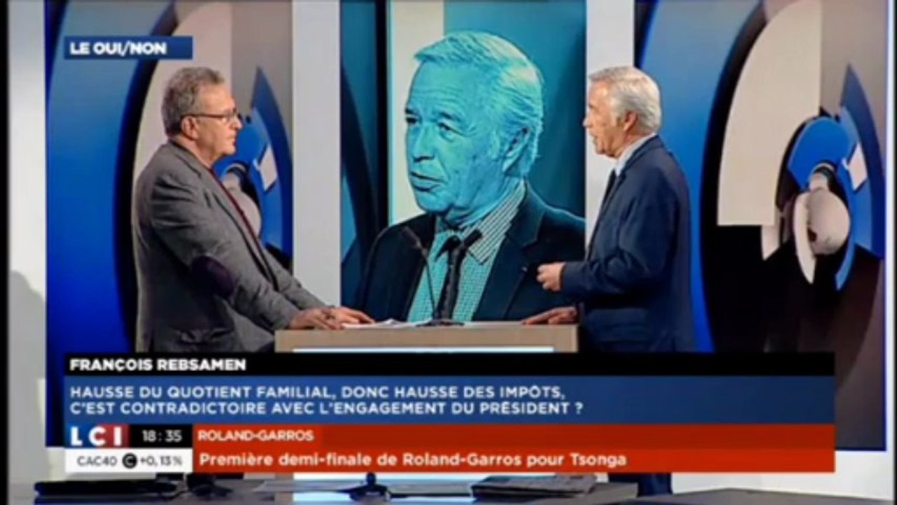 François Rebsamen, l'invité du "Oui/non" de Michel Field