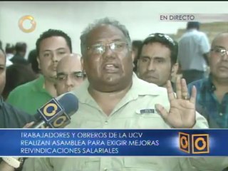 Trabajadores de la UCV realizarán otro paro de 24 horas el jueves
