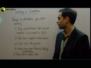 Things to do before writing your Dissertation