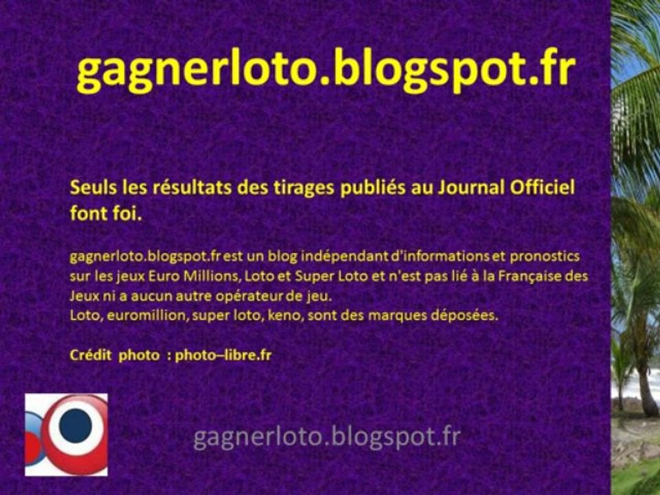 LOTO LUNDI 10 JUIN RESULTAT DU TIRAGE Gagnante à 1 704 € à ce tirage !