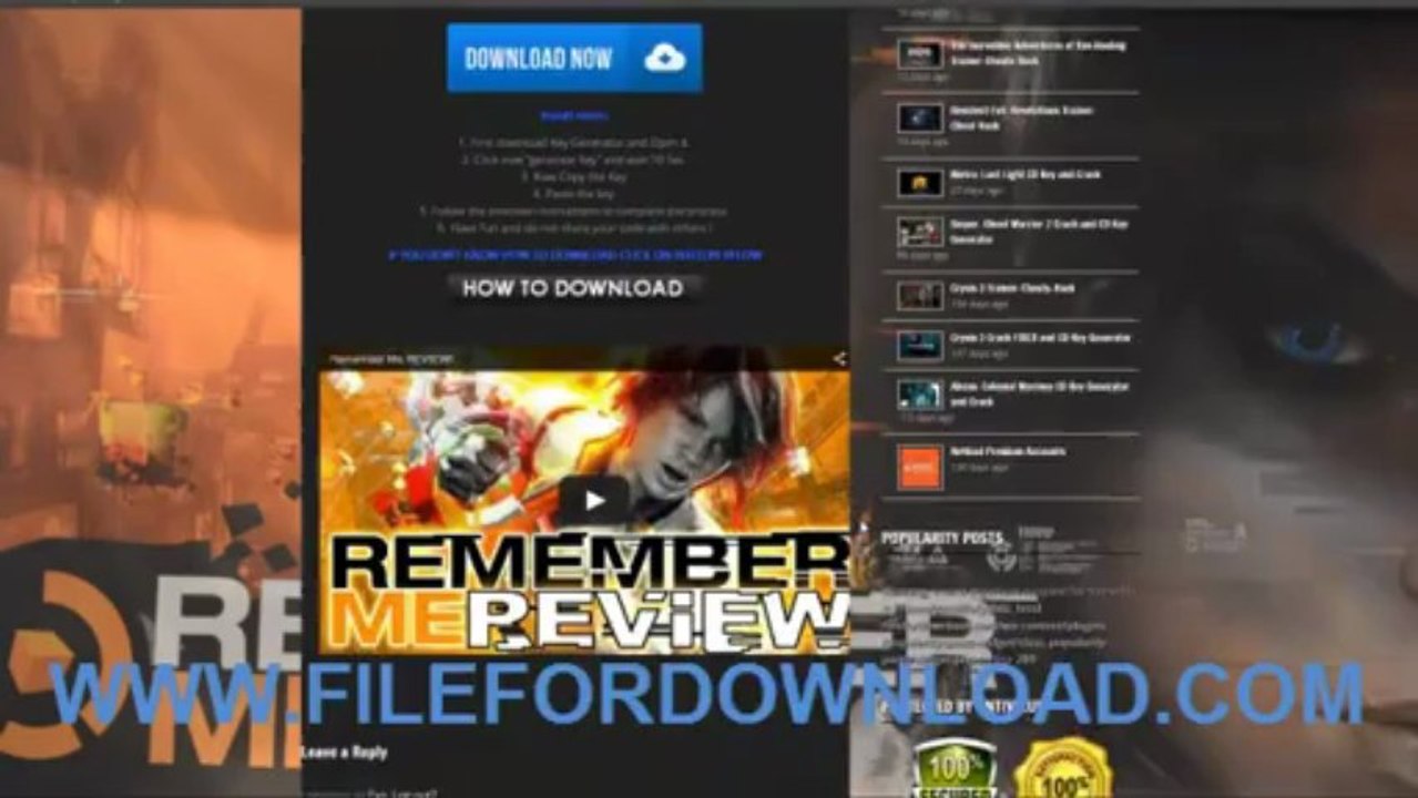 Remember Me CD KEY