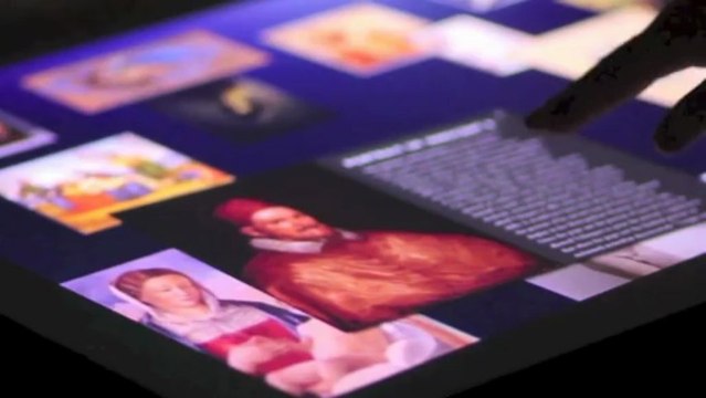 Solution tactile pour les musées (muséographie interactive)