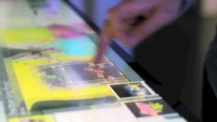 Table tactile avec reconnaissance d'objet (PixelSense)