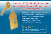 24 hour locksmith service  in Highland Park IL (877)286-9279