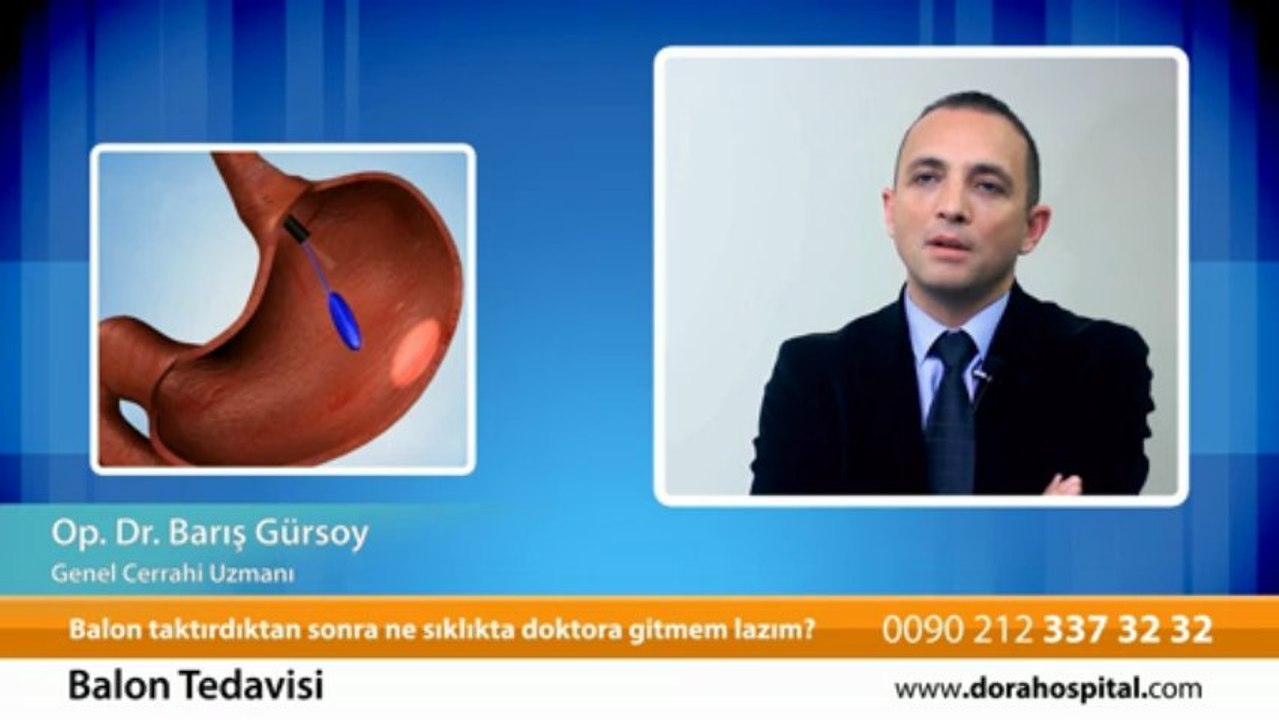Balon taktırdıktan sonra ne sıklıkta doktora gitmem lazım? Op.Dr.Barış Gürsoy