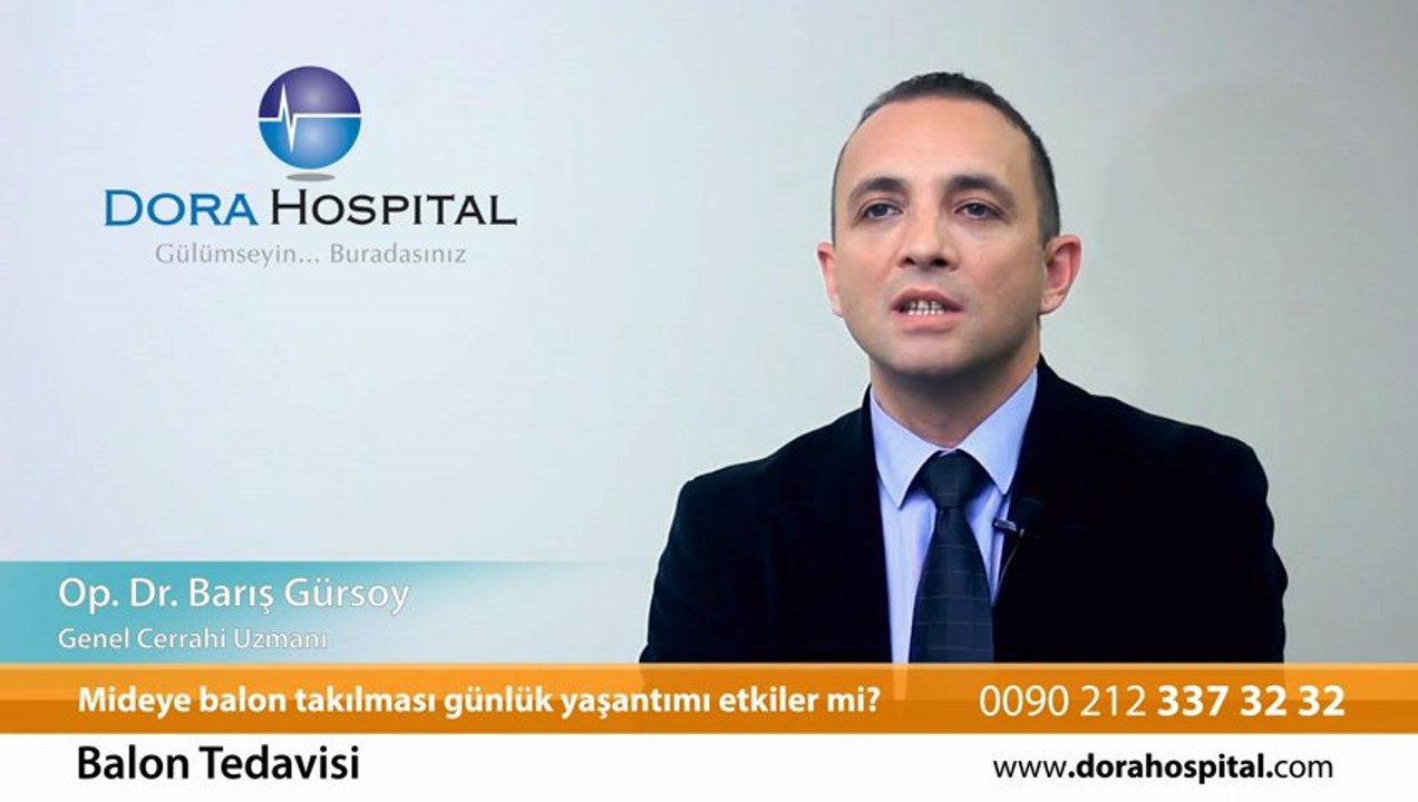 Mideye balon takılması günlük yaşantımı etkiler mi? Op.Dr.Barış Gürsoy