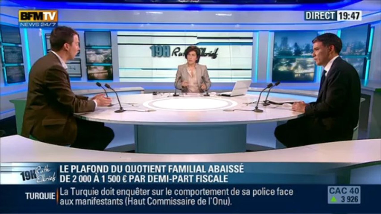 04/06/13 Olivier Faure invité du "Face-à-face" de BFMTV