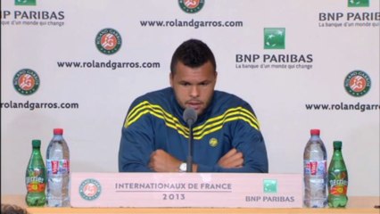 Roland-Garros - Tsonga: ''J’ai été récompensé pour mes efforts''