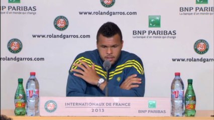 Roland-Garros - Tsonga: ''Dans un match, tout est possible''