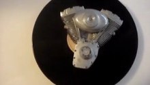 HARLEY DAVIDSON ENGINE TRAY DIECAST XONEX COINS JEWELRY.wmv