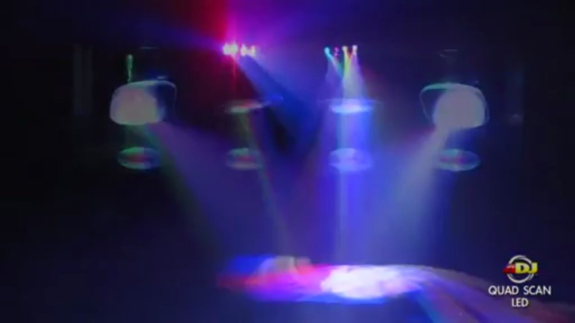 American DJ Quad Scan LED - Vidéo Dailymotion