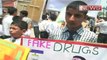 Kashmir students protest against fake drug