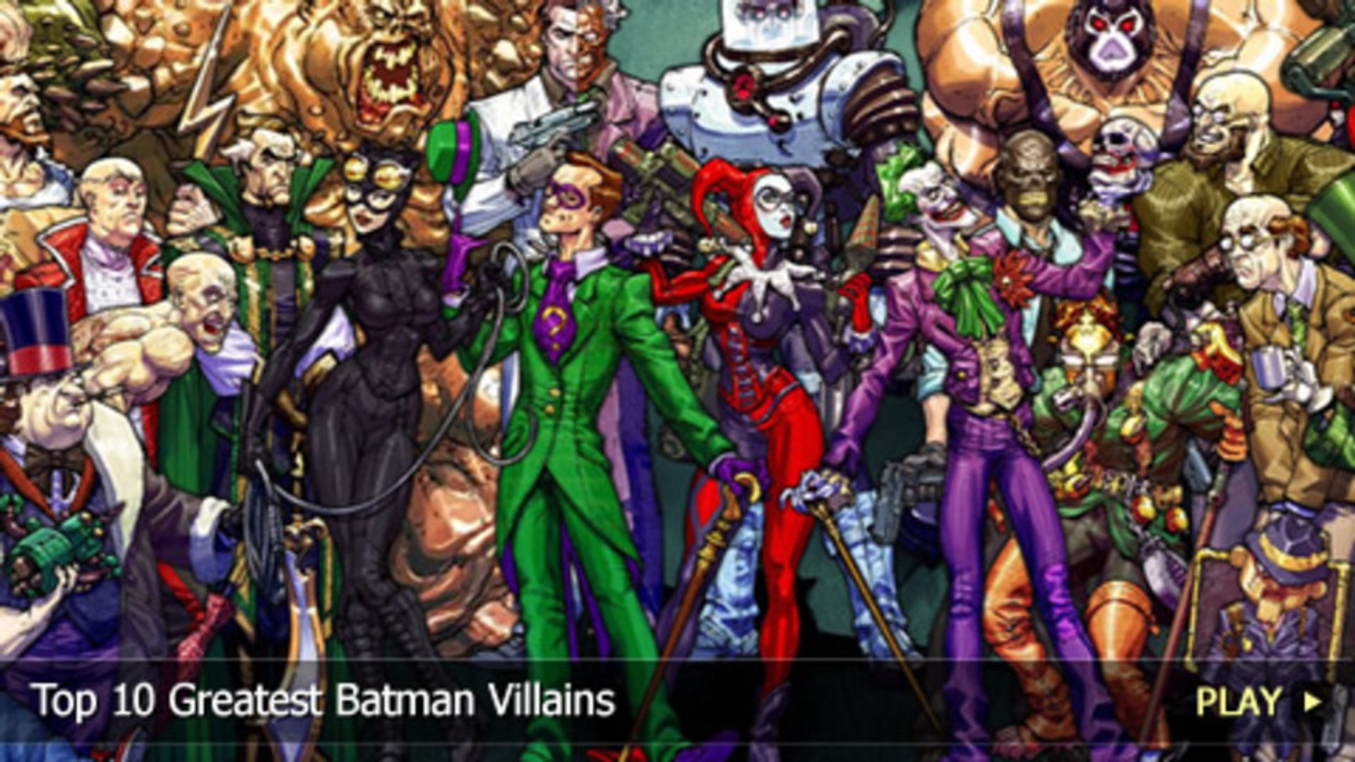⁣Top 10 Greatest Batman Villains