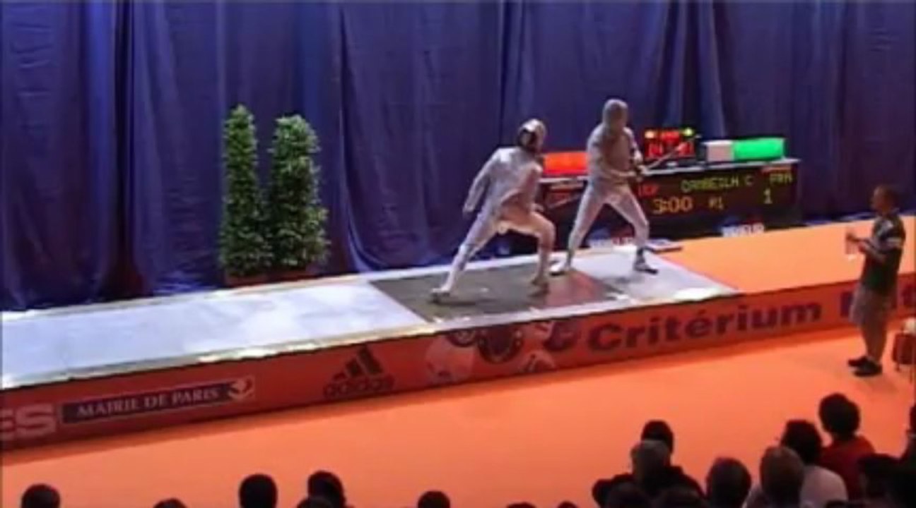 Fête des Jeunes 2010 - Finale Sabre Hommes Vianney Chevalier Chantepie