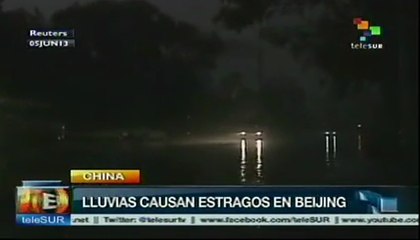 Alerta amarilla por tormenta en Beijing