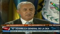 Instalada formalmente en Guatemala la 43º Asamblea General de la OEA